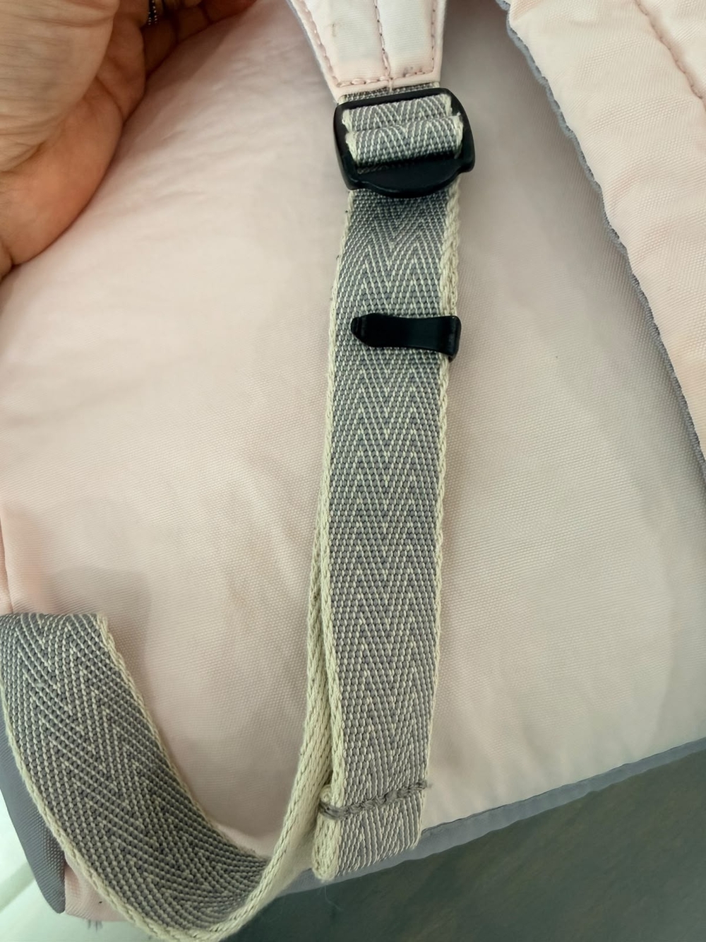 Kipling Pastel Pink & Light Blue Backpack - Picture 4 of 11